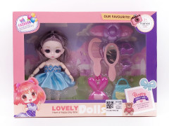 6inch Solid Body Doll Set toys