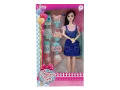 11.5inch Solid Body Doll Set toys