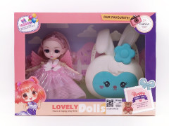 6inch Solid Body Doll Set toys