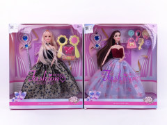 11inch Solid Body Doll Set(2S) toys