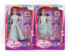 11inch Solid Body Doll Set(2S) toys