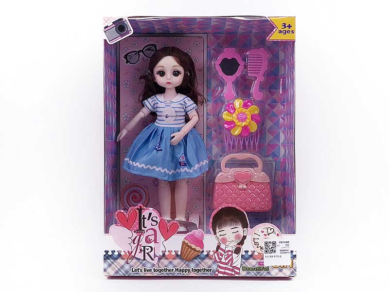 9inch Solid Body Doll Set toys