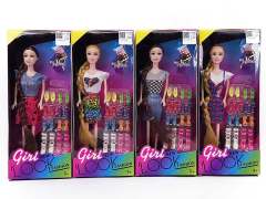 11inch Solid Body Doll Set(4S) toys