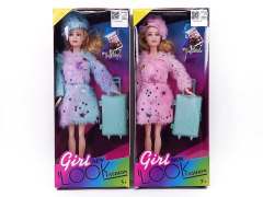 11inch Solid Body Doll Set(2C) toys