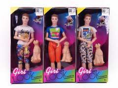 11inch Solid Body Doll Set(3S) toys