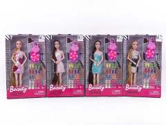 11inch Solid Body Doll Set(4C) toys