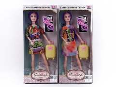 11inch Solid Body Doll Set(2S） toys