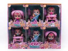 6inch Crying Doll Set(6in1)