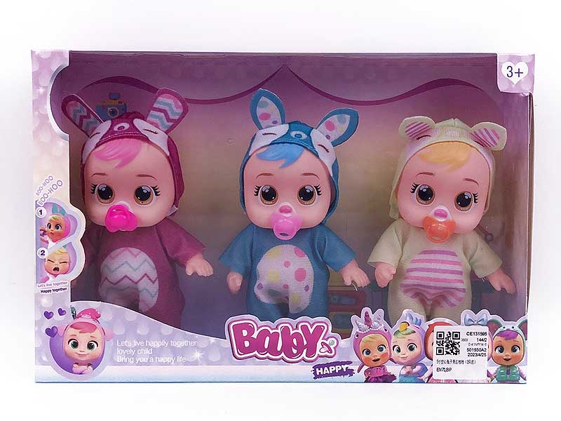 5inch Empty Body Crying Baby(3in1) toys