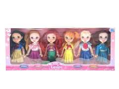 6 Inch Solid Body Doll(6in1)