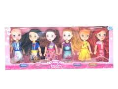 6 Inch Solid Body Doll(6in1) toys