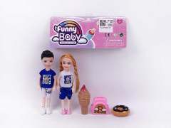 5inch Solid Body Doll Set(3S) toys