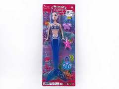 34CM Solid Body Mermaid Set(3C) toys