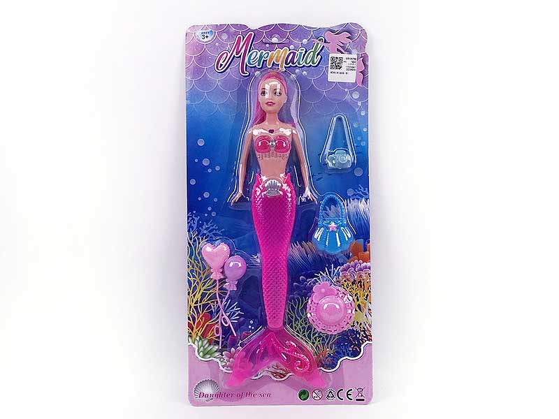 34CM Solid Body Mermaid Set(3C) toys
