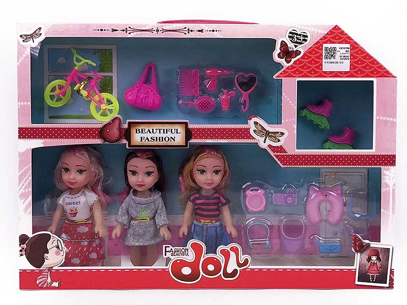 6inch Empty Body Doll Set(3in1) toys