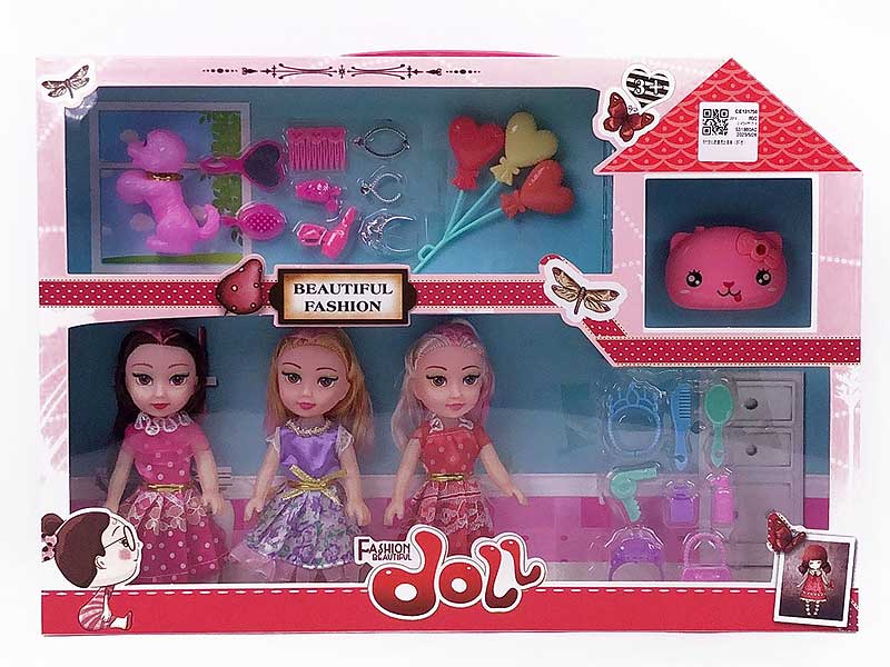 6inch Empty Body Doll Set(3in1) toys