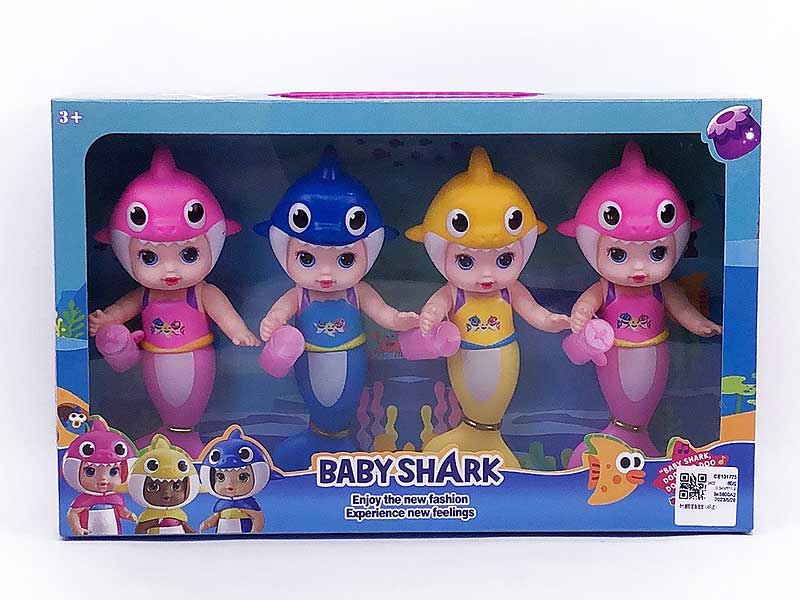 8inch Baby Shark(4in1) toys
