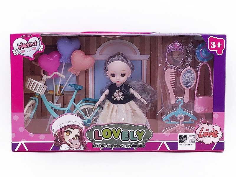 6inch Solid Body Doll Set(5S) toys