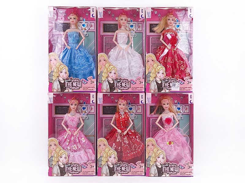 11.5inch Solid Body Doll Set(6S) toys