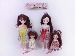 12inch Solid Body Doll Set toys