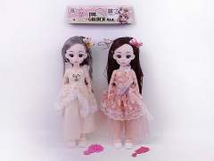 12inch Solid Body Doll Set(2S) toys