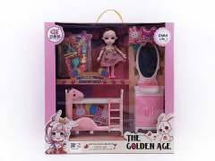 6inch Solid Body Doll Set(2S) toys