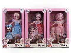 12inch Solid Body Doll Set toys