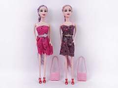 11inch Solid Body Doll Set(2S) toys