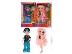 10inch Solid Body Doll Set(2S) toys