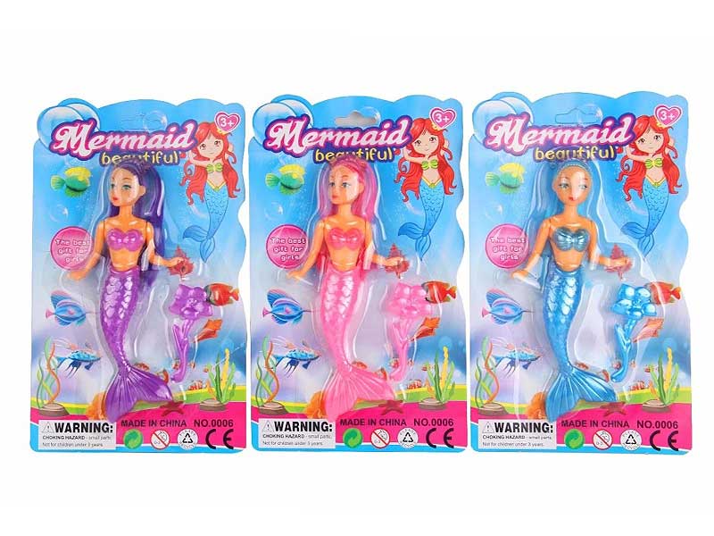 6inch Mermaid Set(3C) toys