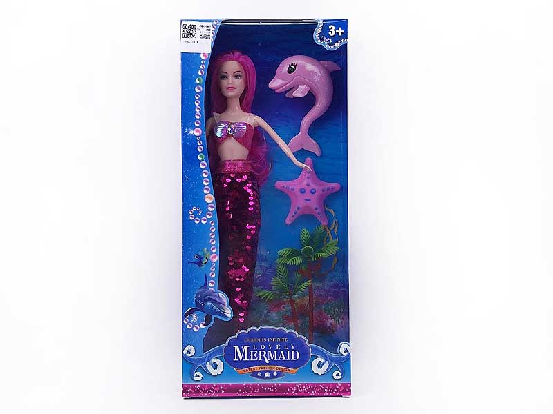 11.5inch Solid Body Mermaid Set toys