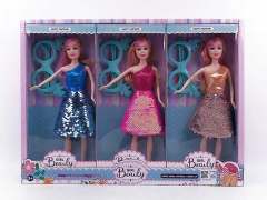 11.5inch Solid Body Doll Set(6in1) toys