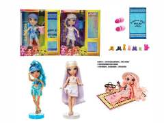 10inch Solid Body Doll Set(2S) toys