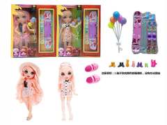 10inch Solid Body Doll Set(2S) toys