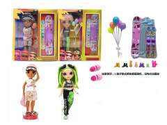 10inch Solid Body Doll Set(2S) toys