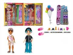 10inch Solid Body Doll Set(2S) toys