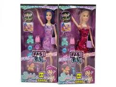 11.5inch Solid Body Doll Set(2S) toys