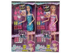 11.5inch Solid Body Doll Set(2S) toys