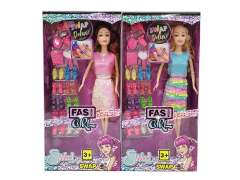 11.5inch Solid Body Doll Set(2S) toys