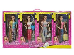 11.5inch Solid Body Doll Set(8in1) toys