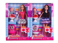 11.5inch Solid Body Doll Set(2S) toys