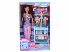 11.5inch Solid Body Doll Set toys