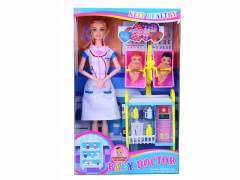 11.5inch Solid Body Doll Set toys