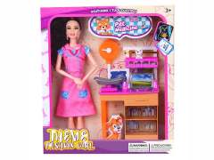 11.5inch Solid Body Doll Set toys