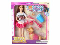 11.5inch Solid Body Doll Set toys