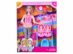 11.5inch Solid Body Doll Set toys