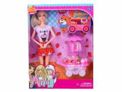 11.5inch Solid Body Doll Set toys