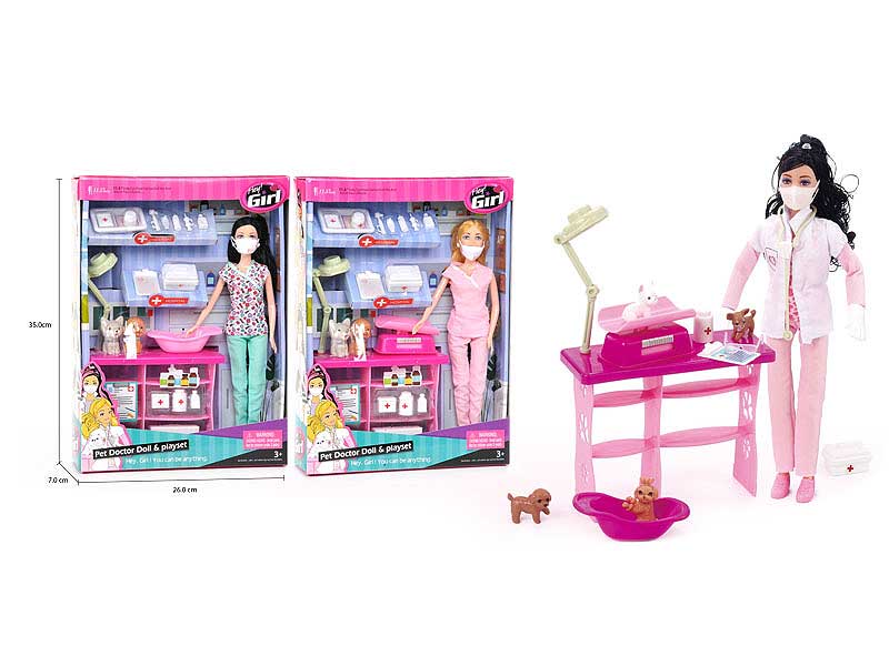 Nurse Doll Set(2S) toys
