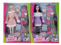 11.5inch Solid Body Doll Set(2S) toys