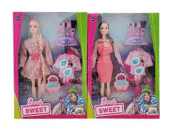 11.5inch Solid Body Doll Set(2S) toys